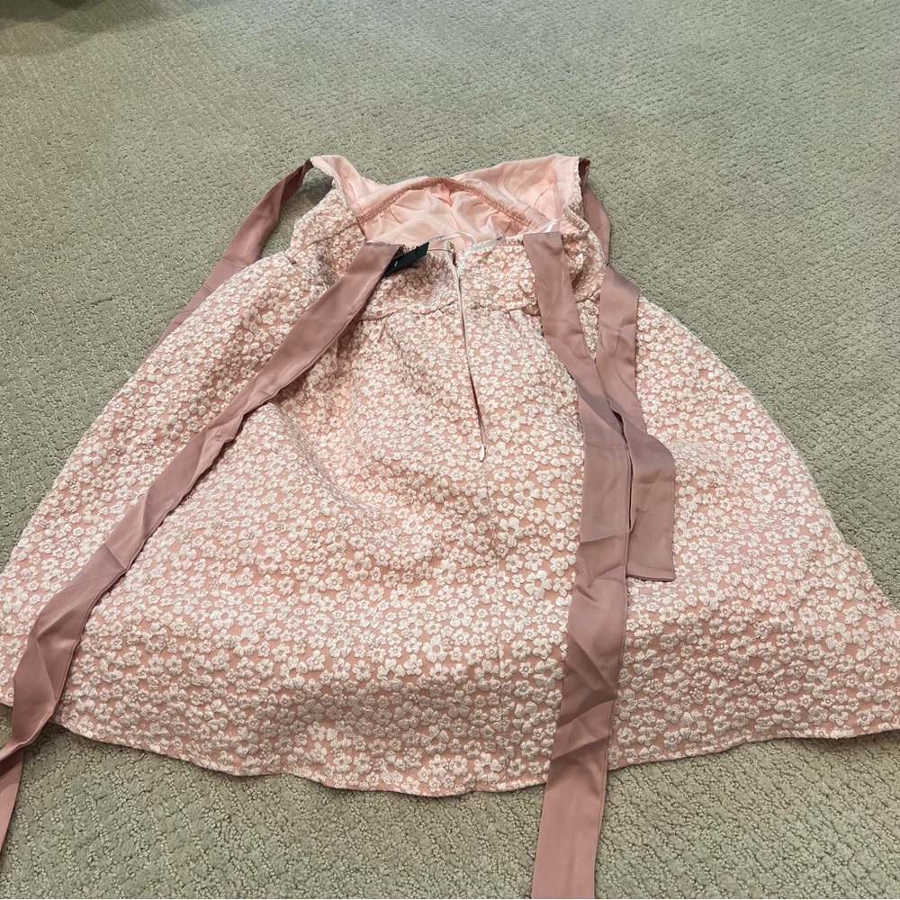 Lulus Pink Floral Mini Dress - Picture 5 of 5